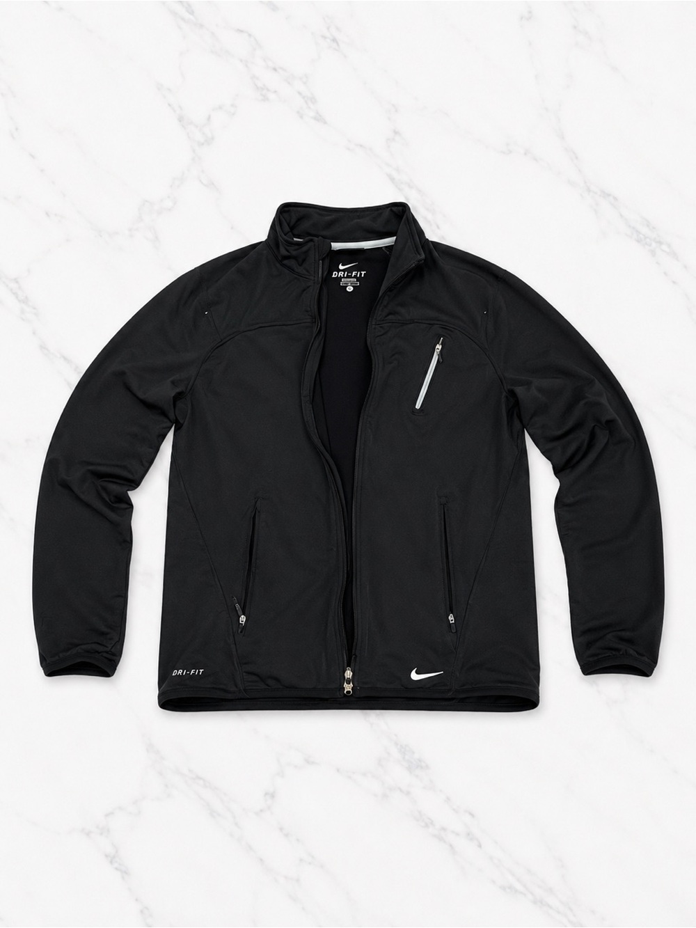 Nike Black Dri-FIT Full-Zip Performance Jacket